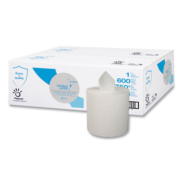 Papernet® Double Layer Paper Towel, 1-ply, 7.6" X 15", White, 600-roll, 6 Rolls-carton freeshipping - TVN Wholesale